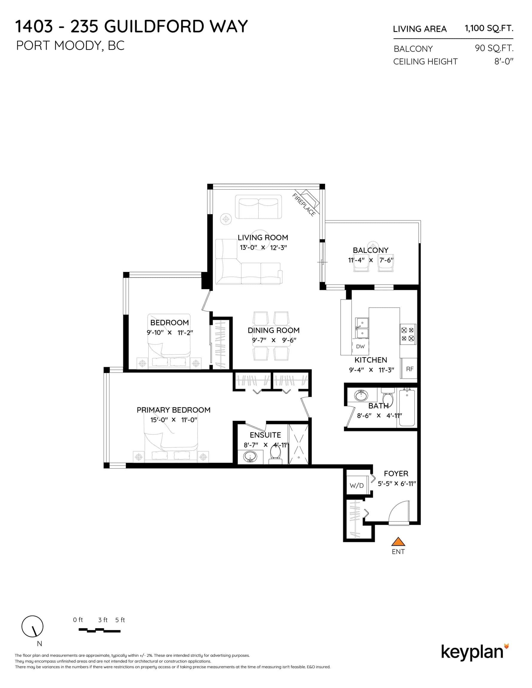 1403 235 Guildford Way, Port Moody, BC V3H 5L8 — image 24