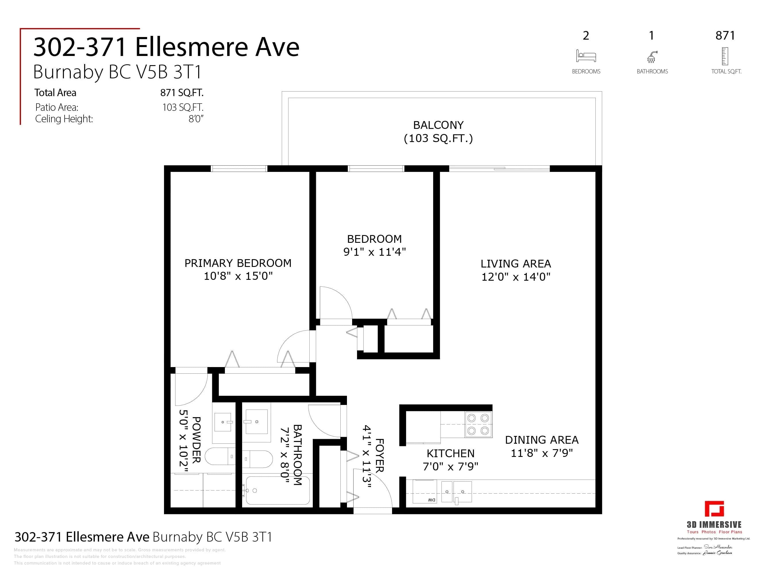 302 371 Ellesmere Avenue, Burnaby, BC V5B 3T1 — image 2