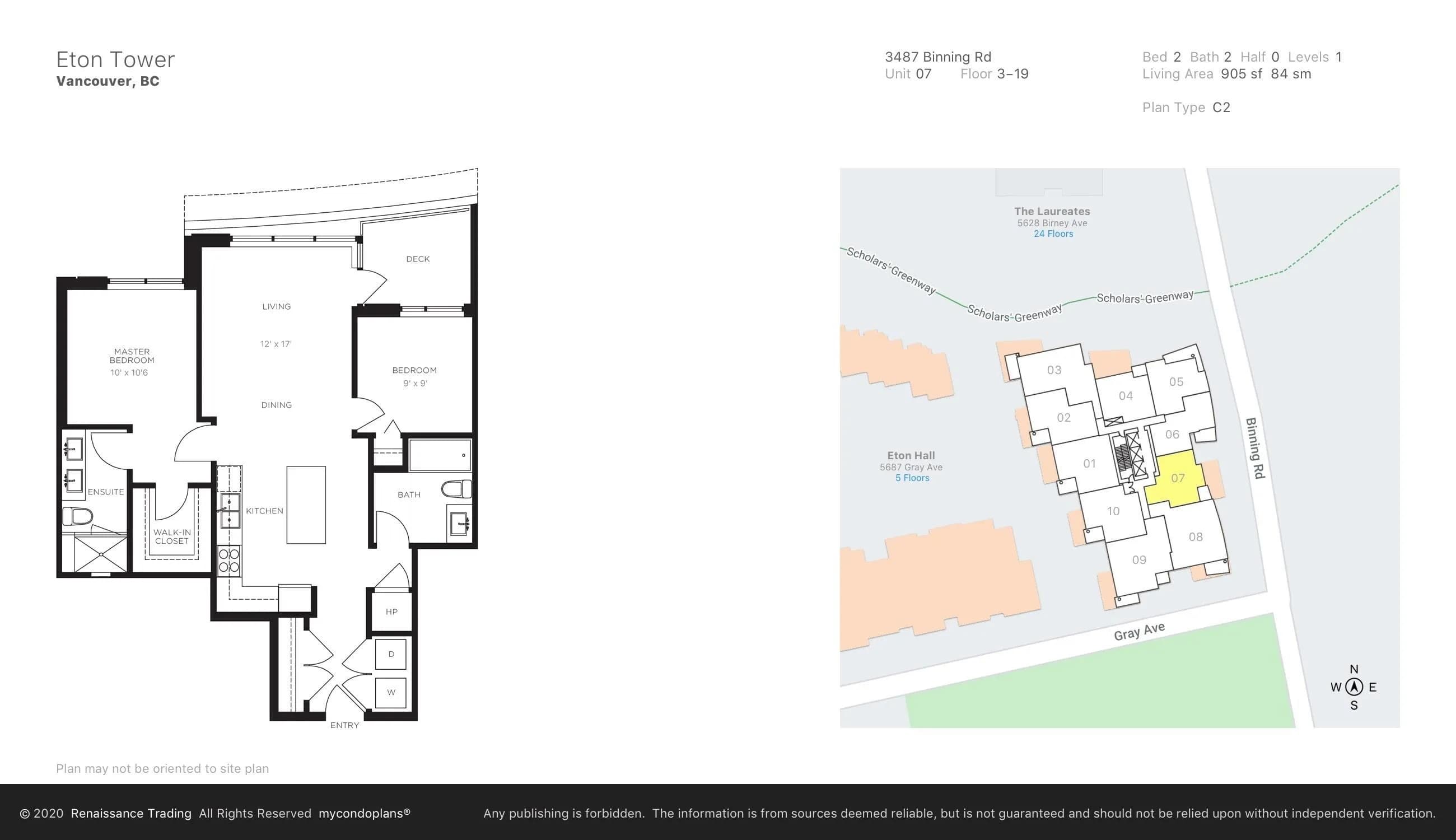 907 3487 Binning Road, Vancouver, BC V6S 0K8 — image 14